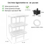 Домашня гідропонна система на 108 рослин